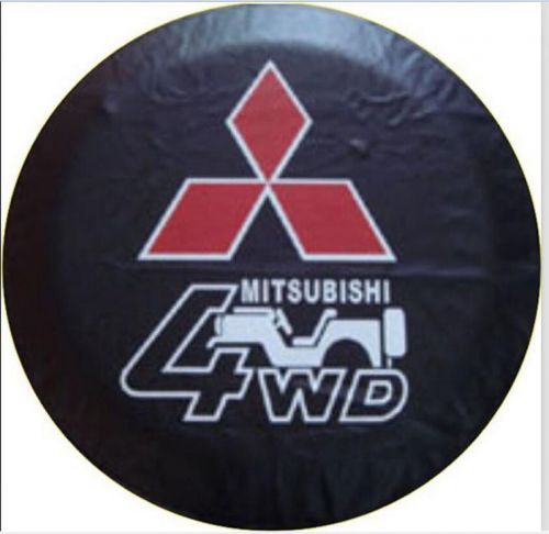 17 inch diameter 70-75cm black spare tire cover fit for 4wd mitsubishi