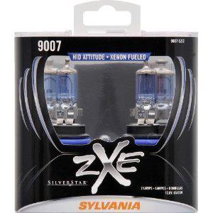 Sylvania silverstar 9007 zxe hid xenon bulbs 9007sz/2 sz/2 - new set of 2