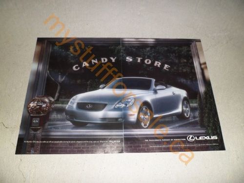 2004 lexus sc430 article / ad