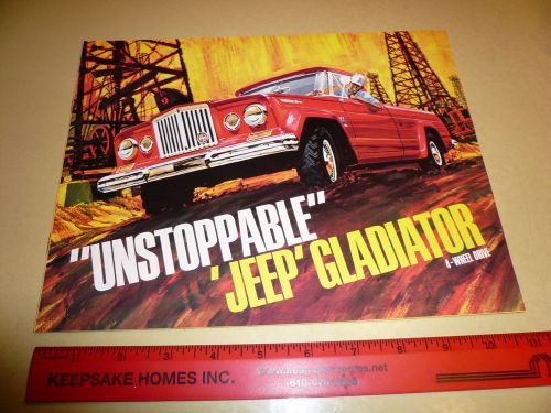 1967 ? unstoppable jeep gladiator sales brochure