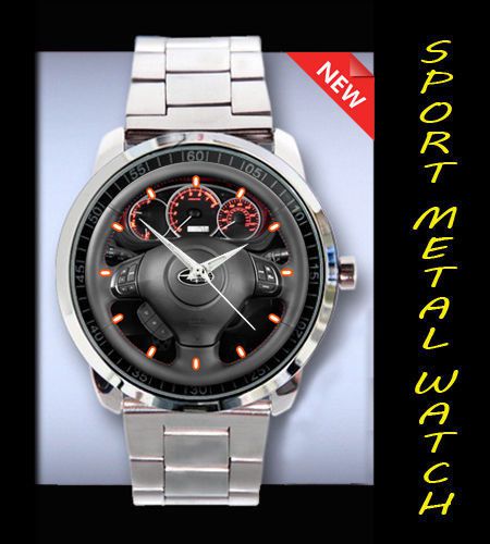 New subaru impreza wrx sedan steering wheel car wristwatch