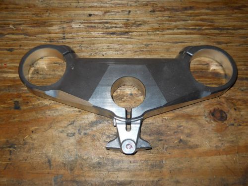 Ducati 2011 1198 1098 848 evo upper triple clamp tree yoke very nice condition!