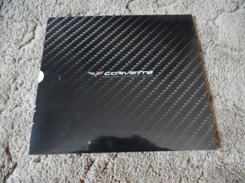 Vintage 2009 chevy corvette coupe conv. zo6 zr! showroom brochure shrink wrap