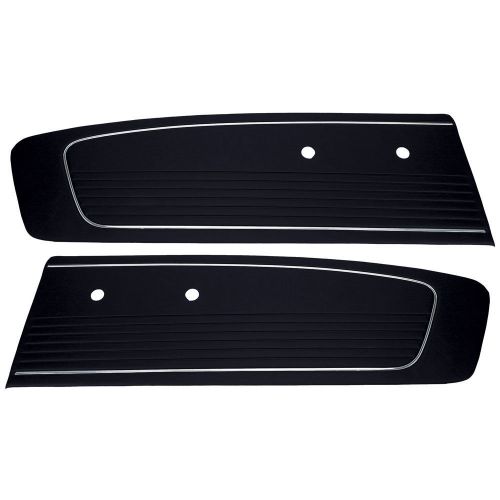 Tmi 10-70806-958 mustang door panel standard black pair 1966