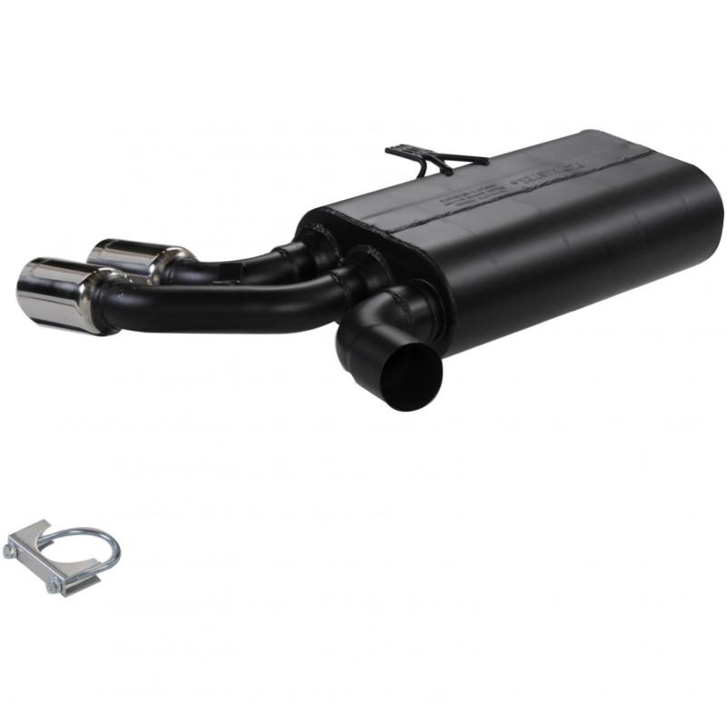 Flowmaster 80 series direct fit muffler - left side - dual round tips -