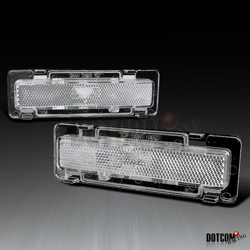 85-92 chevy camaro clear signal side marker lights depo