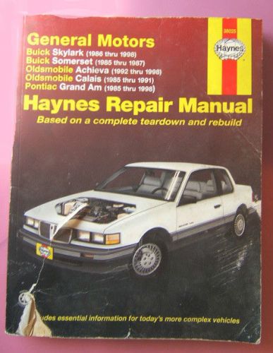 Haynes repair manual general motors 1985-1998 #38025