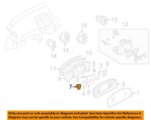 Nissan oem 00-01 sentra-fuel level gauge 248304m770