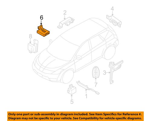 Nissan oem 05-07 murano keyless entry-control module 285e1cb800