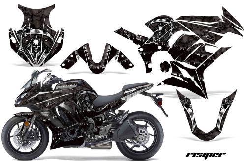 Amr racing graphic kit wrap kawasaki zx1000 ninja street bike decal 00-13 reaper