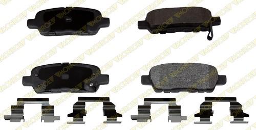 Monroe fx905 brake pad or shoe, rear-monroe prosolution semi-metallic brake pad