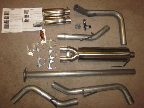 Mbrp cat back dual exhaust al 05-15 toyota toyota tacoma 4.0l ec/cc s5328al