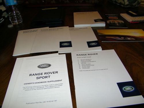 2014 land rover range rover sport owners manual with case lan170