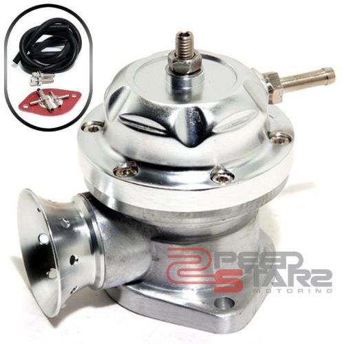 Type rs 2.5&#034; turbo turbocharger bov turbo silver aluminum bov blow off valve