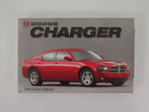 2006 dodge charger owners manual guide book