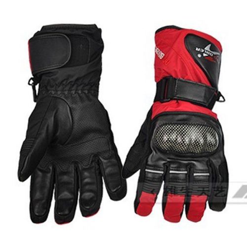 Motorcycle drop resistance cold warm windproof racing carbon fiber gloves l