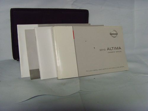 2010 nissan altima owners manual and case