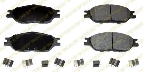 Monroe fx803 brake pad or shoe, front-monroe prosolution semi-metallic brake pad