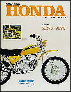 Honda sl70 motosport shop manual 1971-1972-1973 sl 70 motorcycle repair service