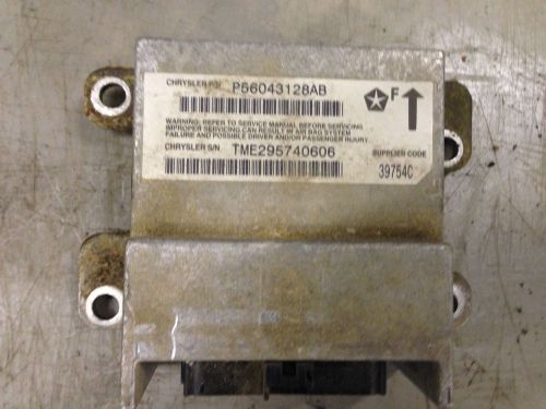 98&#039; dodge ram truck airbag air bag computer module acm/acu  p56043128ab