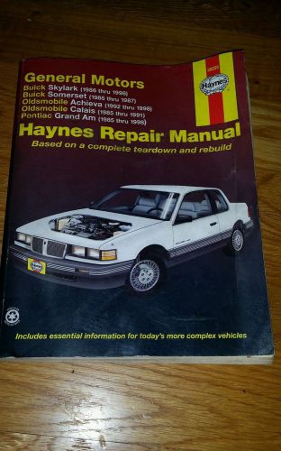 Haynes repair manual - # 38025 - general motors - buick, oldsmobile, pontiac