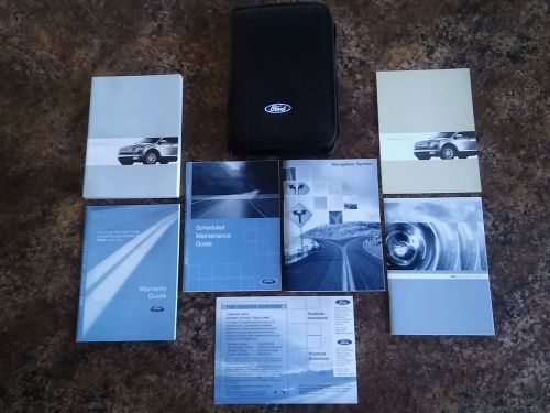 2008 ford edge owners manual w/ navigation manual, case &amp; other supplements - #i
