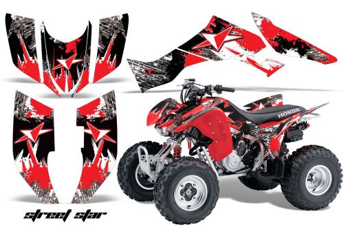 Honda trx300ex atv graphic kit decal sticker 300ex quad parts 07-12  - star red