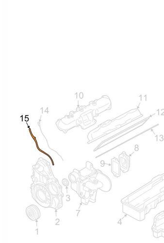 Gm oem engine-oil tube 97374364 duramax dipstick tube