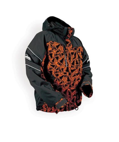 Hmk action 2 mens snowmobile jacket stamp orange