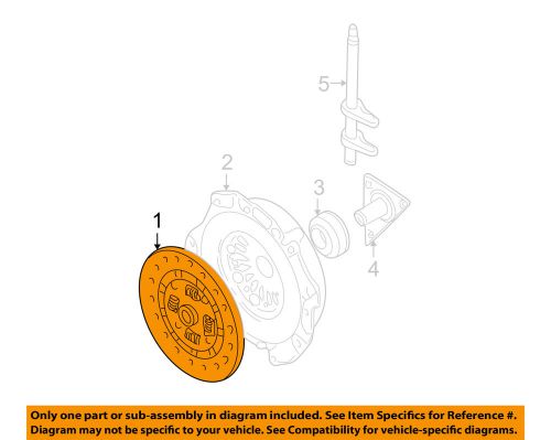 Hyundai oem 02-05 sonata clutch-disc 4110039145