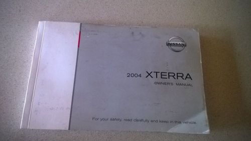 04 nissan xterra owners manual