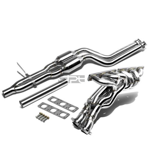 For 99-05 bmw e46 3-series stainless steel header exhaust manifold+y-pipe kit