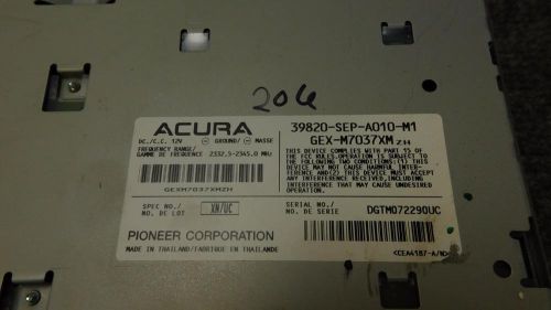 04 05 06 07 08 acura tl satellite xm module oem 39820-sep-a-110-m1