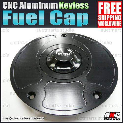 For honda vfr 400 nc30 all years cnc keyless fuel cap gas quick release black sb