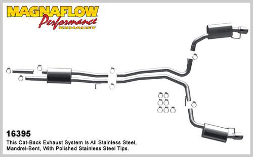 Magnaflow 16395 ford truck flex stainless cat-back system performance exhaust