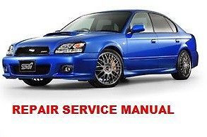 Subaru legacy 1999 00 01 02 2003  factory service repair manual fast send