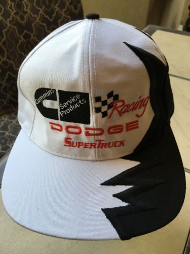 Cummins service products dodge racing supertruck #30 shark tooth hat, osfa