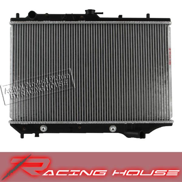 1989-1994 mazda 323 1.6l/1.8l m/t replacement assembly radiator sohc dohc pn l4