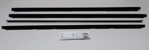 1981-1988 chevy monte carlo w/o special molding window felt weatherstrip kit 4pc