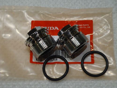 Honda fork bolts caps &amp; o rings cl175 k7 cl200 cl360 cj360 oem parts