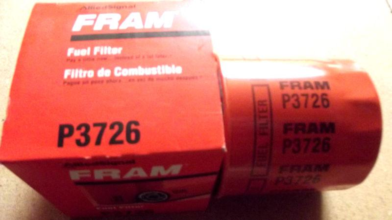 2 fram  p3726 fuel filters ,new in boxes.