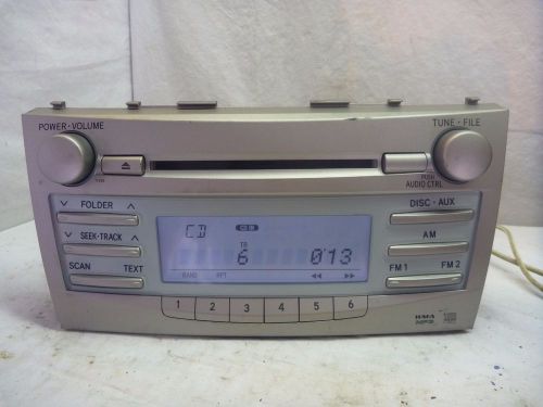 07 08 09 toyota camry radio cd mp3 player 86120-06181 11832 rs1444