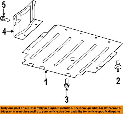 Mopar oem 5116037ab splash shields-side shield