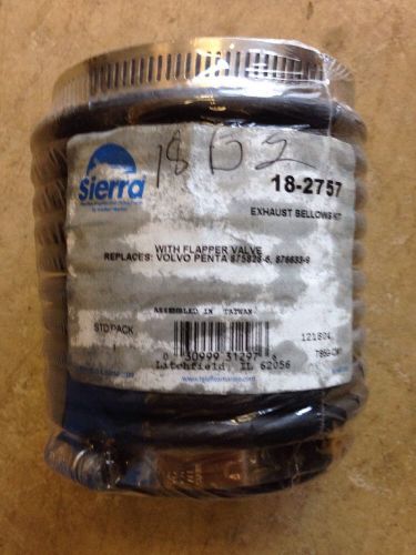 Sierra marine exhaust bellows with flapper18-2757 volvo penta 875828-6 876633-9