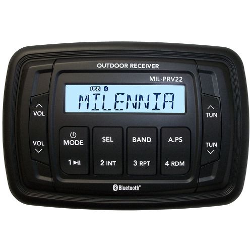 Milennia prv22 am/fm/usb/bt 4x45w stereo