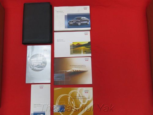 2005 audi a4 owners manual with case