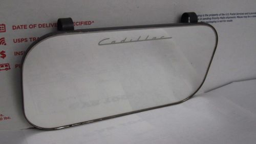 Vintage cadillac clip on sun visor vanity mirror