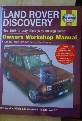 1998-2004 land rover discovery diesel repair manual