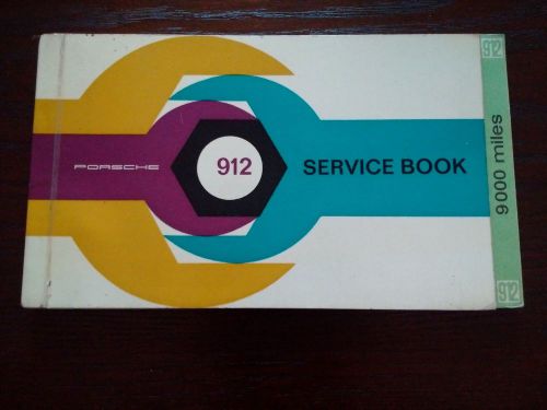 1965 1966 porsche 912 swb factory service book owners warranty manual