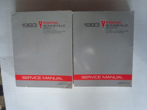 1993 pontiac bonneville se/sse/ ssei service manuals